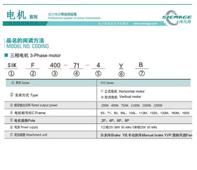 西马格电机型号说明